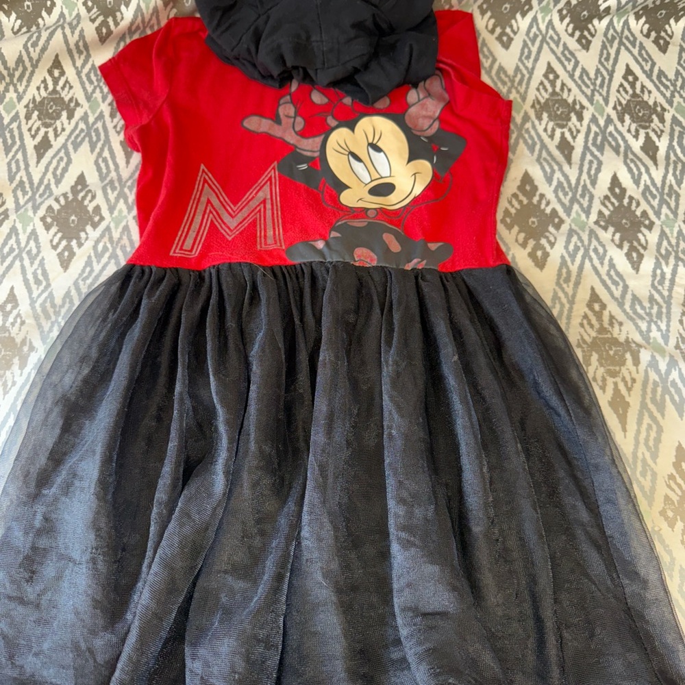 Disney Minnie Mouse Red and Black Dress